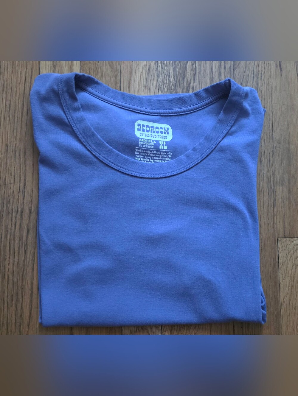 Big Bud Press Short Sleeve Tee in Periwinkle Blue